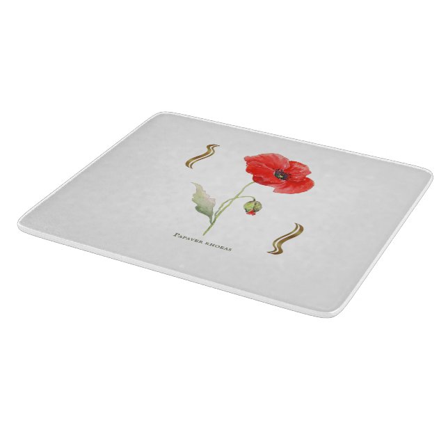 Corn poppy cutting board (Corner)