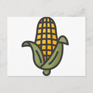 corn postcard