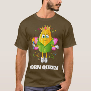 Corn Queen Fairy with Wings and Stick Maize On Cob T-Shirt