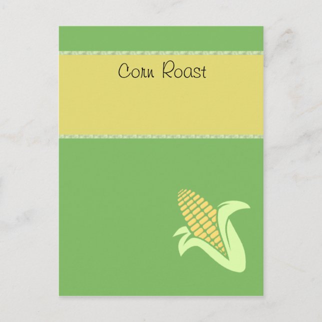 Corn Roast Postcard (Front)