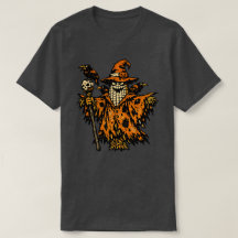Corn Scarecrow Commander — Halloween Warrior Retro