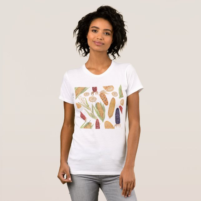 Corn Seeds and Corn T-Shirt (Front Full)