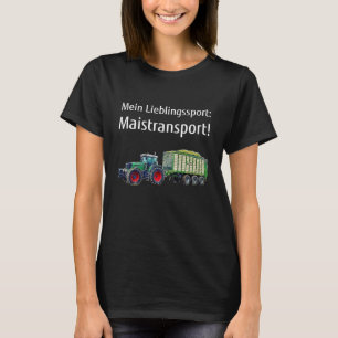 Corn Shredding Farmer Maisttransport Agriculture T-Shirt