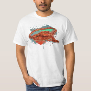 Corn Snake Watercolor Rainbow Color T-Shirt
