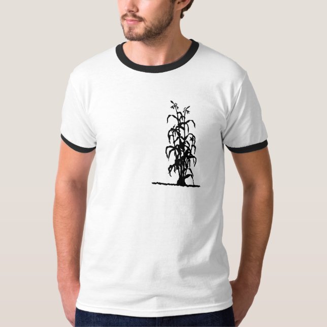 Corn stalk silhouette T-Shirt (Front)