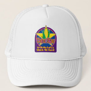 Corn Star Blue Purple BG Trucker Hat