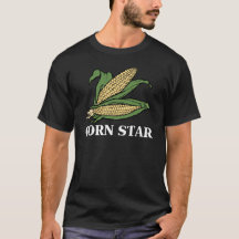 Corn Star Funny Vegetable Pun BBQ Humour