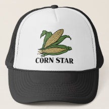 Corn Star Funny Vegetable Pun BBQ Humour