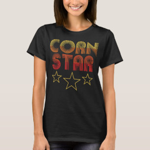 Corn Star - Retro Cornhole Team Funny T-Shirt