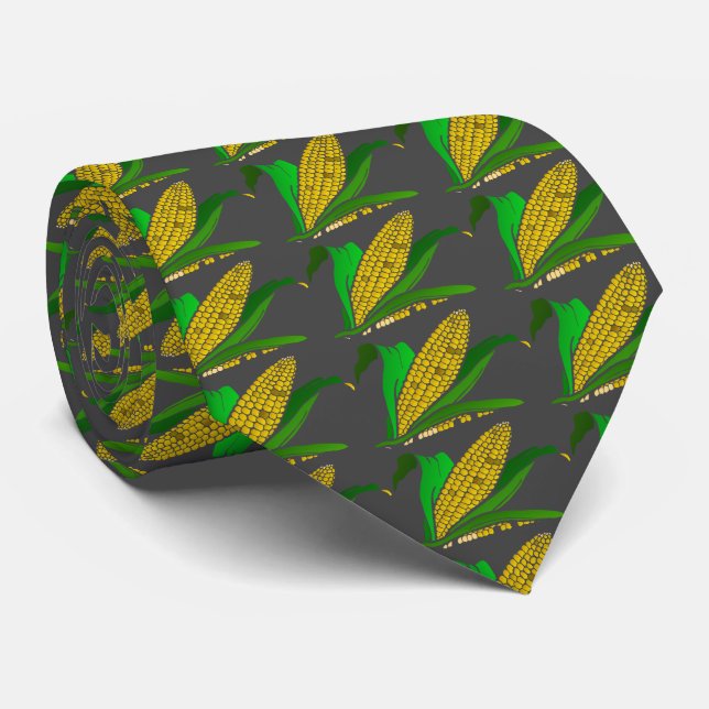 corn with green leaves. Grey Tie (Rolled)