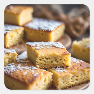 Cornbread Square Sticker