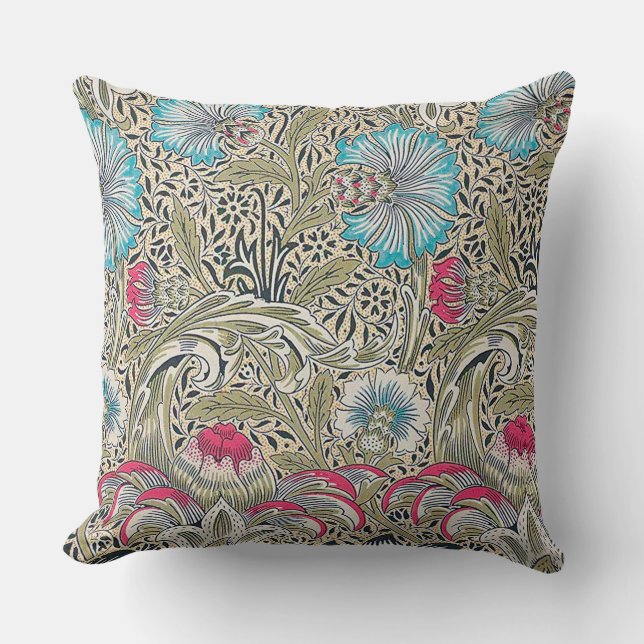 Corncockle, William Morris Cushion (Front)