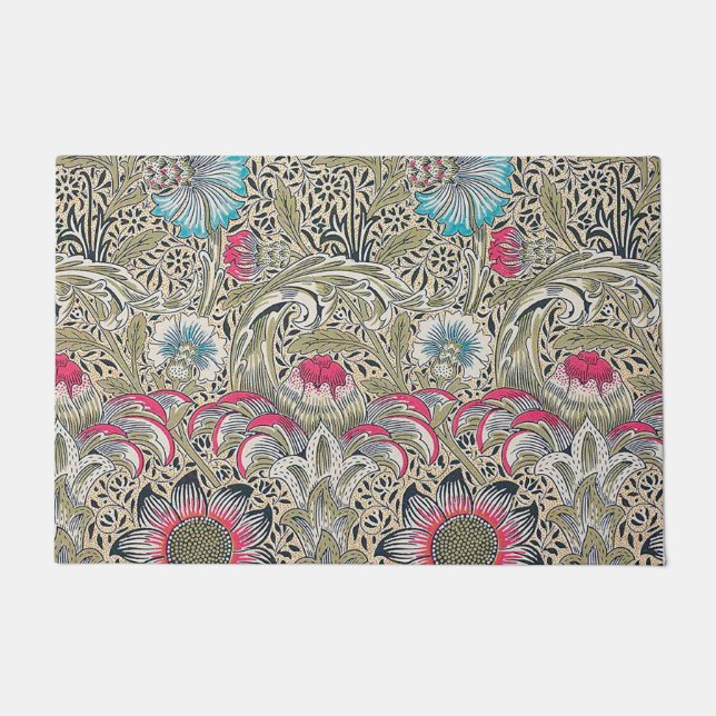 Corncockle, William Morris Doormat (Front)