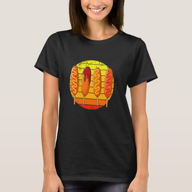 Corndog Carnival Fried Corn Dog T-Shirt (Front)
