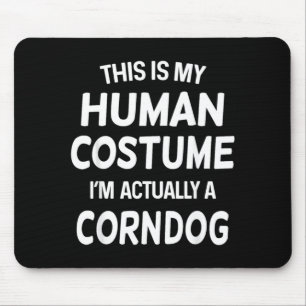 Corndog Costume Shirt Corndog Halloween Mouse Mat