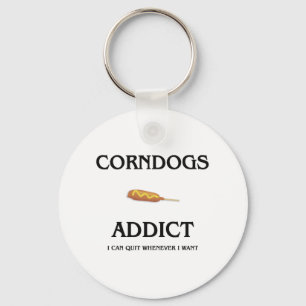 Corndogs Addict Key Ring