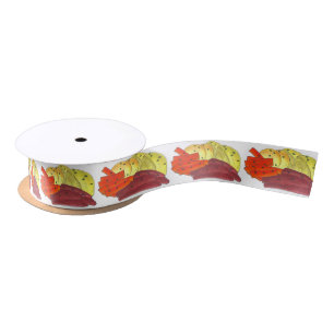 Corned Beef & Cabbage Saint Patrick's Day Food Satin Ribbon