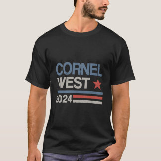 Cornel West For President Cornel West 2024 Usa Fla T-Shirt