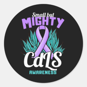 Cornelia De Lange Syndrome Cdls Awareness - Small Classic Round Sticker
