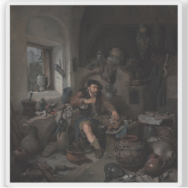 Cornelis Bega - The Alchemist (Front)