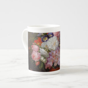 Cornelis Johannes van Hulsteijn Vase with Flowers Bone China Mug