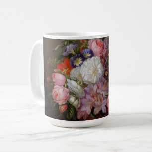 Cornelis Johannes van Hulsteijn Vase with Flowers Coffee Mug