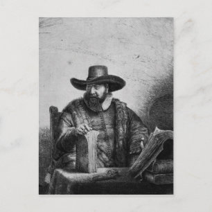 Cornelius Claesz Anslo  1640 Postcard