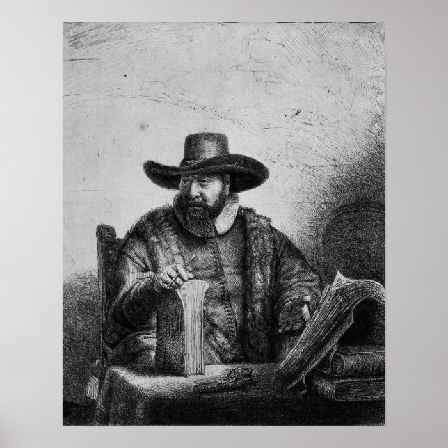 Cornelius Claesz Anslo  1640 Poster (Front)