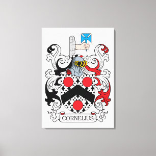 Cornelius Family Crest Canvas Print