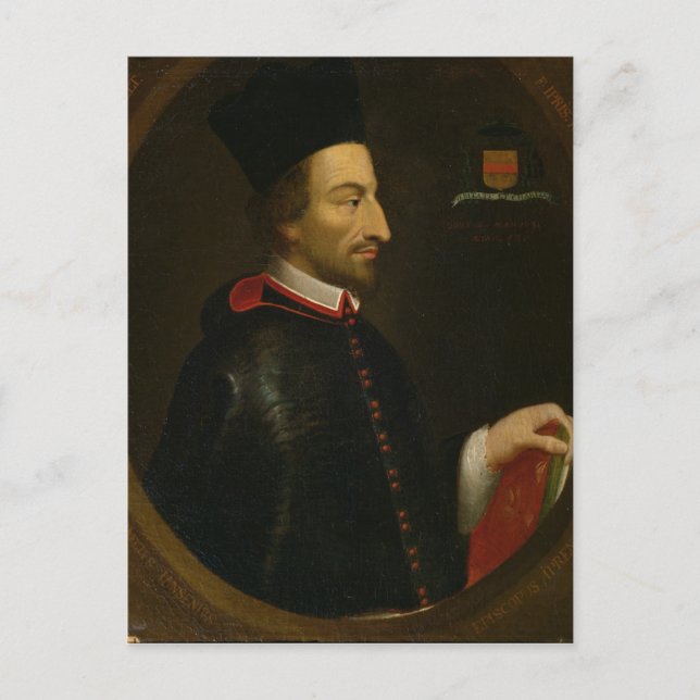 Cornelius Jansen  Bishop of Ypres Postcard (Front)