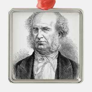 Cornelius Vanderbilt, c.1877 Metal Tree Decoration