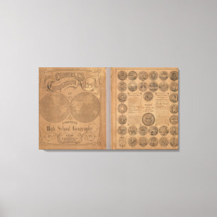 Cornell's companion atlas canvas print