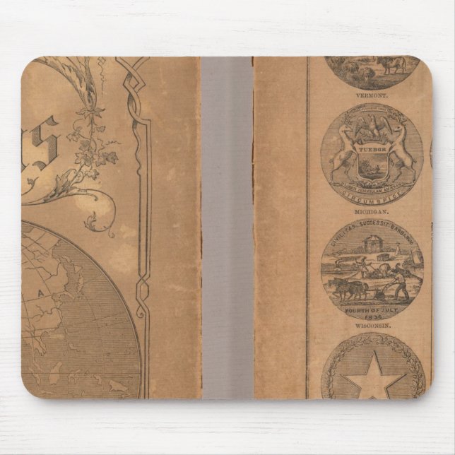 Cornell's companion atlas mouse mat (Front)