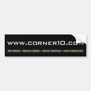 Corner 10 Productions Bumper Sticker
