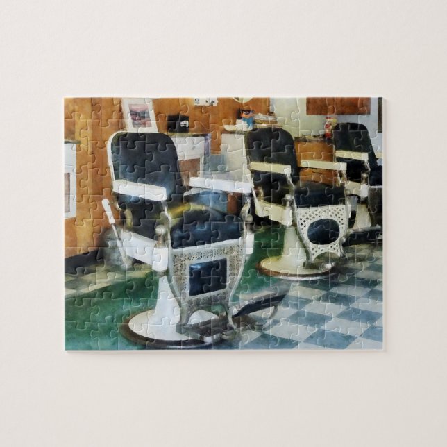 Corner Barber Shop Jigsaw Puzzle (Horizontal)