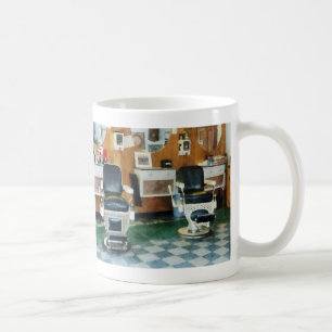 Corner Barber Two Chairs Coffee Mug