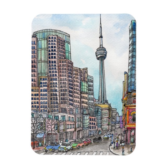 Corner by King Street Magnet (Vertical)