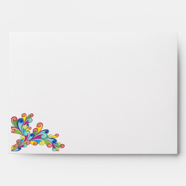 Corner Curls Envelope (Front)