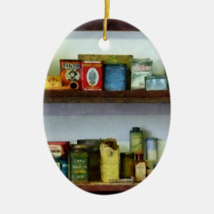 Corner Grocery Store Ceramic Tree Decoration