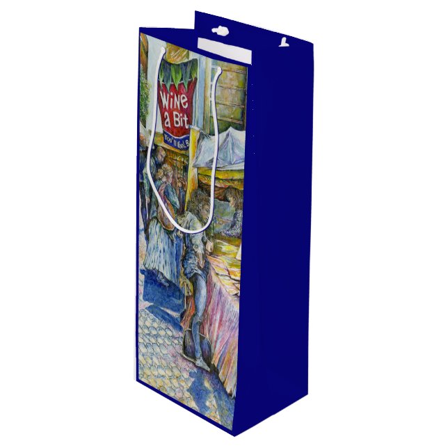 Corner of Flying Pig Farm and Wine a Bit. Gift Bag (Front Angled)