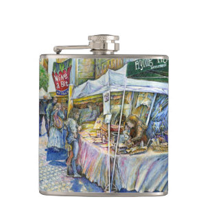 Corner of Flying Pig Farm and Wine a Bit. Hip Flask