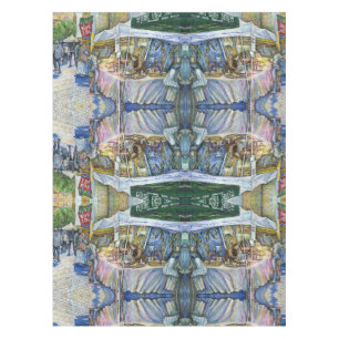 Corner of Flying Pigs and Wine Abite Tablecloth