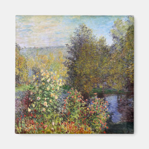 Corner of the Garden at Montgeron - Claude Monet - Magnet