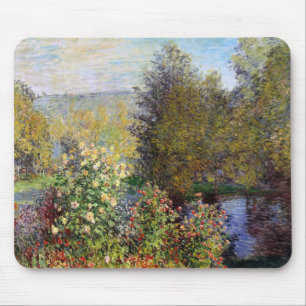 Corner of the Garden at Montgeron - Claude Monet - Mouse Mat