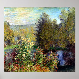 Corner of the Garden by Monet Print