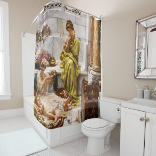 Corner Of The Marketplace Shower Curtain