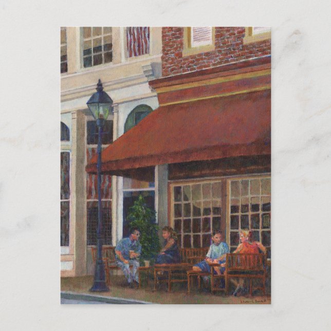 Corner Restaurant Postcard (Front)