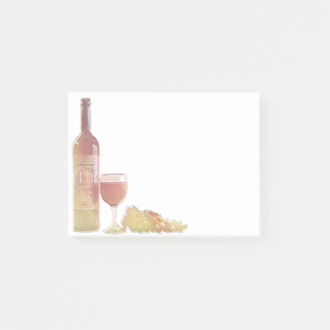 Corner Wine Pastel Post-it Notes (Front)