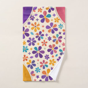 Cornerstone Bloom — Royal Violet Variant Hand Towel