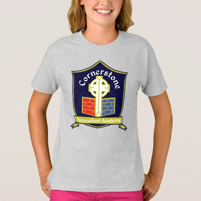Cornerstone Homeschool Academy Updated T-Shirt (Front)